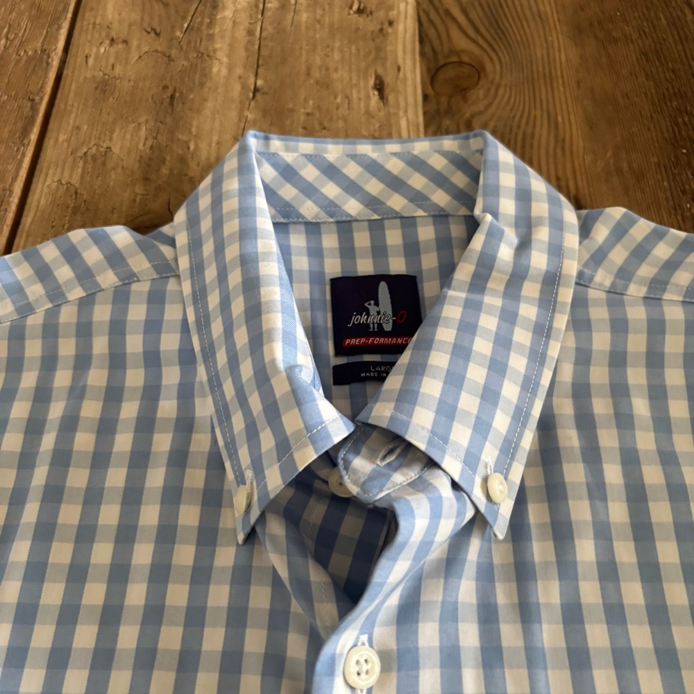 Johnnie-O Prep Performance Button Down Plaid Shir… - image 5
